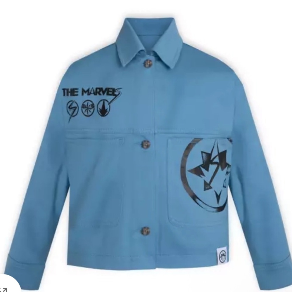 Disney Marvel Blue Kids Jacket with Marvel Design